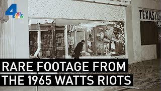 Rare Footage of the 1965 Watts Riots  From the Archives  NBCLA [upl. by Nivrae]