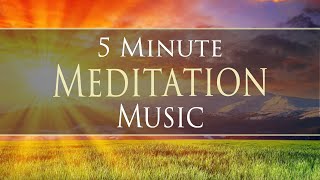 5 Minute Meditation Music  with Earth Resonance Frequency for Deeper Relaxation [upl. by Yordan573]