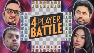 4 Player Chess ft Gotham Hikaru Agadmator Nemo [upl. by Adnulahs]