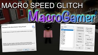 How To Macro Speed Glitch In Da Hood OP [upl. by Daugherty]