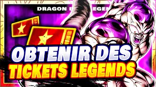 COMMENT OBTENIR DES TICKETS LEGENDS  GUIDE DRAGON BALL LEGENDS [upl. by Candi]