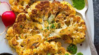 Roasted Cauliflower Steaks [upl. by Jaehne]