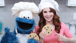 CHOCOLATE CHIP COOKIES w COOKIE MONSTER  NERDY NUMMIES [upl. by Riane93]