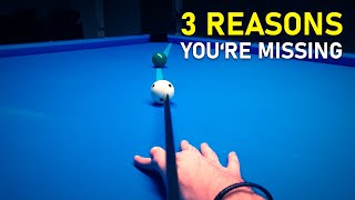 3 Reasons You Keep Missing Shots [upl. by Doner]