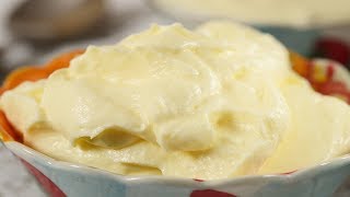 Creme Fraiche Recipe Demonstration  Joyofbakingcom [upl. by Nirihs]