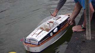 Fairey Huntsman RC boat hand built [upl. by Aihseym]