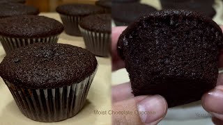 MOIST CHOCOLATE CUPCAKE Recipe [upl. by Myranda]