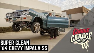 HOPPING A LOW RIDER 64 IMPALA SS  CURRIE GARAGE  EPISODE 5 [upl. by Acinorrev]