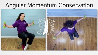 Conservation of Angular Momentum Introduction and Demonstrations [upl. by Cris873]