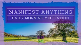 20 Minute Morning Meditation For Manifesting  Morning Meditation  Mindful Movement [upl. by Leggett]