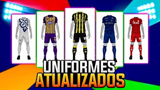 UNIFORMES MAIS BONITOS DO EFOOTBALL 2025 MOBILE [upl. by Hanus]