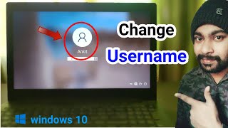 how to change username in windows 10  laptop me username kaise change kare  change pc name [upl. by Nosned999]