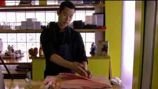 Sushi Masterclass How to breakdown a hamachi fillet like a pro [upl. by Arikat333]