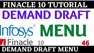 Finacle 10 Tutorial  Demand draft menu  Finacle 10 menu  Learn and gain [upl. by Temple]