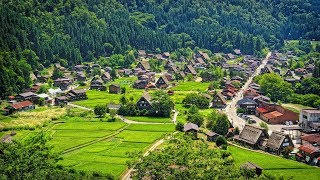 Traditional Japanese Village  Countryside  Shirakawago  Japan Holiday Tour [upl. by Ellenyl]