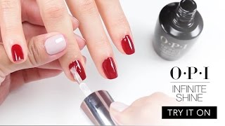 Try It On OPI Infinite Shine [upl. by Alber]