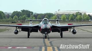 DH112 Venom Cartridge Start and Flyover [upl. by Deelaw]