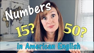 How to Say Numbers in English  American English Pronunciation [upl. by Nnanaej]