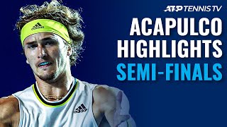 Tsitsipas faces Musetti Zverev meets Koepfer  Acapulco 2021 SemiFinal Highlighs [upl. by Ahsiam]