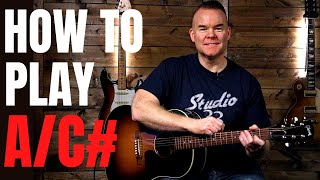 How to Play AC Chord on Guitar [upl. by Curtice349]