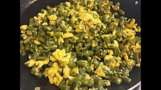 Ejotes con Huevos Muy Facil Green Beans with Eggs [upl. by Ennylcaj326]