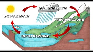 Il ciclo dellacqua scuola primaria [upl. by Nyram]