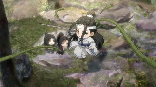 【English Sub】《魔道祖师Q The Founder of Diabolism Q》ep10莳花女魏无羡惹怒莳花女被追杀，蓝湛及时赶到英雄救美 [upl. by Meara]