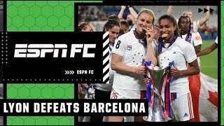 Lyon defeats Barcelona 31 to claim eighth UWCL title 🏆  ESPN FC [upl. by Simsar]