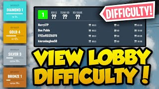 How To Check Lobby Difficulty In Warzone Warzone Lobby Difficulty Checker [upl. by Loree]