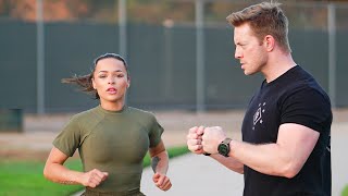 US Marine Attempts the US Army Combat Fitness Test [upl. by Toms]