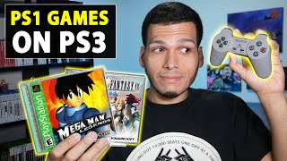 How to Play PS1 Games on PS3  ALL Playstation 3 Consoles Play PS1 Games  PlayerJuan [upl. by Ramor]