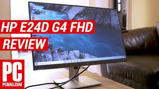 HP E24d G4 FHD Advanced Docking Monitor Review [upl. by Netti507]