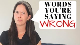 English Words You’re Probably Mispronouncing ❌Difficult English Pronunciation  Rachel’s English [upl. by Davies]