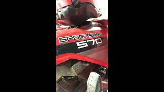 DONT REMOVE DIFFERENTIAL  How toremove Driveshaft prop amp u joint Polaris Sportsman Ranger 570 [upl. by Baal]