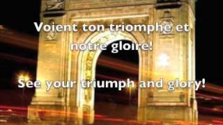 French National Anthem with lyrics [upl. by Jarrod]