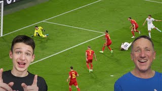 BELGIUM 12 ITALY REACTION  EURO 2020 [upl. by Lilly]