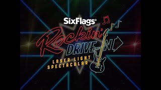 Six Flags Darien Lake Rockin Drive in Laser Light Spectacular [upl. by Aitan]