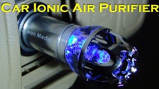 Car Ionic Air Purifier Portable Unit [upl. by Ysac]