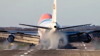 TOP 10 HARD LANDINGS  AIRBUS A380 BOEING 747 ANTONOV AN124  HD [upl. by Ydualc]