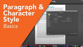 InDesign 2023 Tutorial  Paragraph Styles amp Character Style Basics [upl. by Olin]