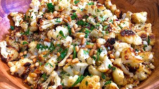 DELICIOUS Roasted Cauliflower Easy amp Fast Recipe [upl. by Spratt]