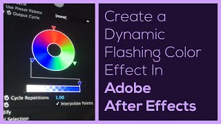 Flashing Color Effect In After Effects [upl. by Wehtam]