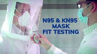 N95 and KN95 Mask Fit Testing with OSHA Protocol [upl. by Novej]