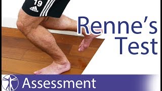 Rennes Test  Iliotibial Band Friction Syndrome ITBS [upl. by Akehsyt]