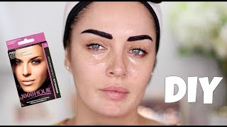 TINTING MY OWN LASHES amp BROWS  DIY Eyelash amp Eyebrow Dye Review [upl. by Romano]