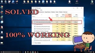 How To Solve Antimalware Service Executable High CPU Usage MsMpEngexe Problem in Windows 10818 [upl. by Eugine]