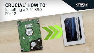 Part 2 of 4  Installing a Crucial® 25quot SSD Copy [upl. by Areema181]