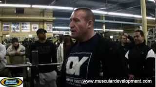 Dorian Yates Chest Exercises [upl. by Lurette]