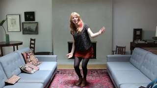 Moira Smiley Teaches quotBring Me Little Water Silvyquot Body Percussion [upl. by Nawd]