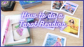 Step by step guide to how to read tarot cards  HOW TO DO A TAROT READING FOR YOURSELF [upl. by Beaufert]